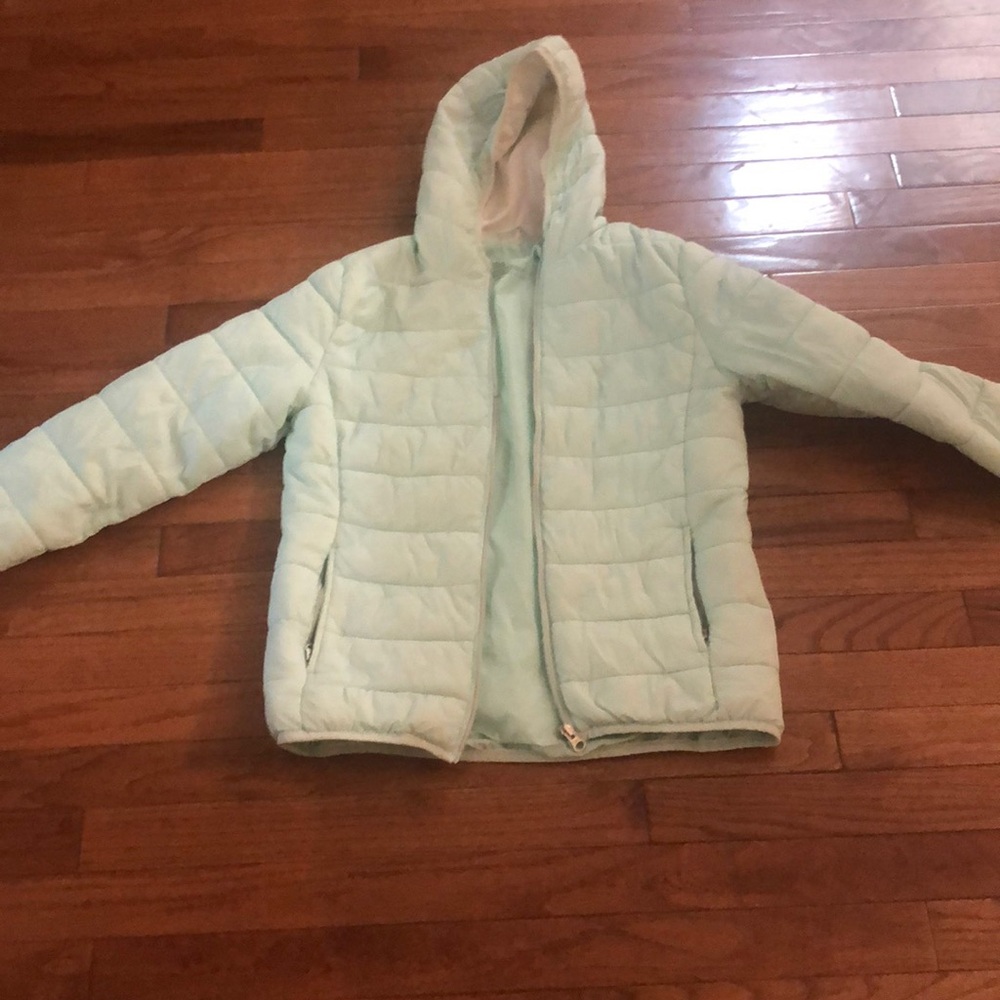 Teal Puffer Jacket